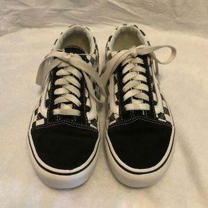 Platform checkered old skool